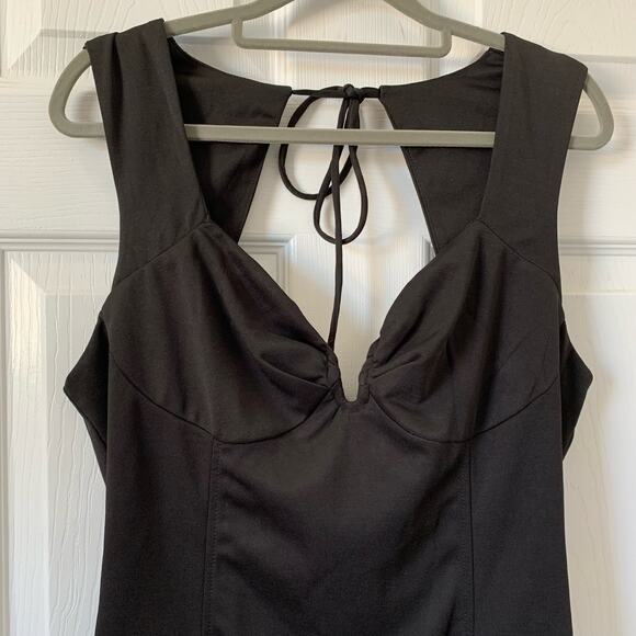 Astr the Label NWOT Black underwire cutout back bodysuit - Picture 2 of 7